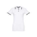 THC ROME FEMEI alb Polo de croială slim fit pentru femei personalizat - Image 2