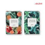 TROPICAL BLOSSOM. Săpunuri îmbogățite cu ulei de măsline (160g) personalizate