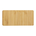 bamboo tray with spoon and glass mug - Image 4