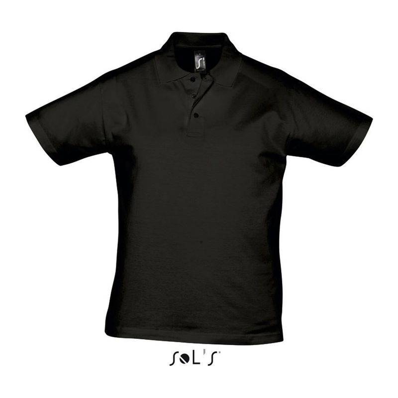 so11377-deepblack_a PRESCOTT MEN POLO SHIRT - Image 1