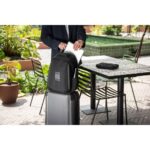 YANGON BPACK. Rucsac antifurt, din twill cu strat hidrofug și poliester reciclat 600D de înaltă densitate, pentru laptop de 17.3” personalizat - Image 4