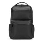COPENHAGEN. Rucsac din twill reciclat hidrofug cu două buzunare frontale mari, 17'3" personalizat - Image 3