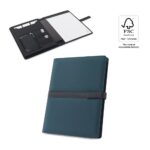 Agendă Personalizată SANDERSON FOLDER. Dosar A4 din PU (50% reciclat) cu închidere magnetică și blocnotes cu pagini liniate - Image 2