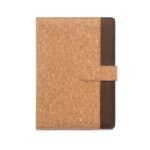 Agendă Personalizată FIELDING. Dosar A5 din plută și poliester reciclat (100% rPET) cu blocnotes detașabil - Image 3