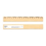 WESLEY 20. Rigla din lemn de pin cu scală de 20 cm personalizată - Image 2