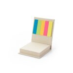 KAIRON. Set de birou 2 în 1, fabricat din hârtie 100% reciclată, cu 6 blocuri de notițe adezive personalizat - Image 5