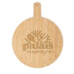 CHEESANO. Tavă rotundă din bambus personalizată - Image 3