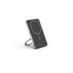 WARSHEL 5. Power bank magnetic de 5'000 mAh cu încărcător wireless ultrarapid de 15W din ABS reciclat (100% rABS) cu suport personalizat