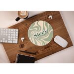BLAIR ROUND. Mouse pad rotund cu bază din cauciuc personalizat - Image 4