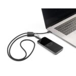 ZEWAIL. Cordon cu suport pentru smartphone inclus, cablu USB-C și diverse adaptoare din ABS reciclat și TPE reciclat personalizat - Image 6