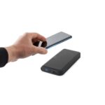 BECKER 10. Power bank de 10'000 mAh din ABS reciclat (100% rABS) cu încărcător wireless super rapid de 15W personalizat - Image 6