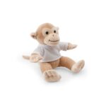 MONKY. Jucărie de pluș în formă de maimuță cu tricou personalizată