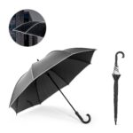 FINNLEY. Umbrelă 27” din poliester reciclat rezistent la vânt (100% rPET) pongee 190T personalizată - Image 2